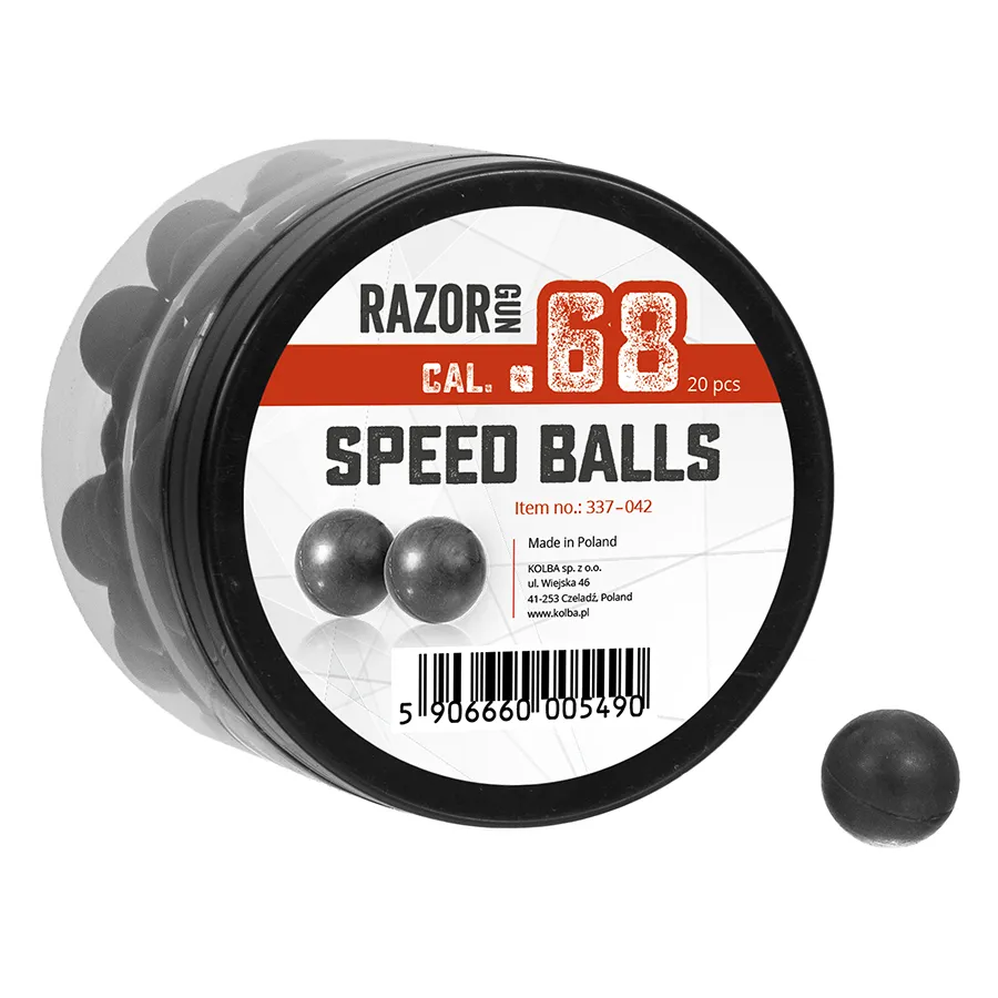 Kule gumowe RazorGun 68 kal. .68 / 20 szt. do Umarex T4E HDS i SG-68 Kule gumowe RazorGun 68 kal. .68 / 20 szt. do Umarex T4E HDS i SG-68