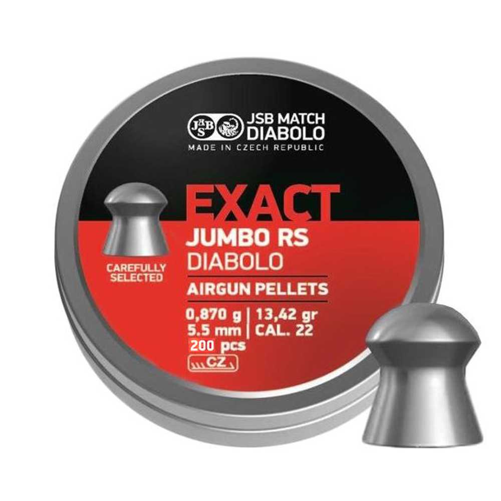 Śrut diabolo JSB Exact Jumbo Monster Redesig 5,52 mm 200 szt. Śrut diabolo JSB Exact Jumbo Monster Redesig 5,52 mm 200 szt.