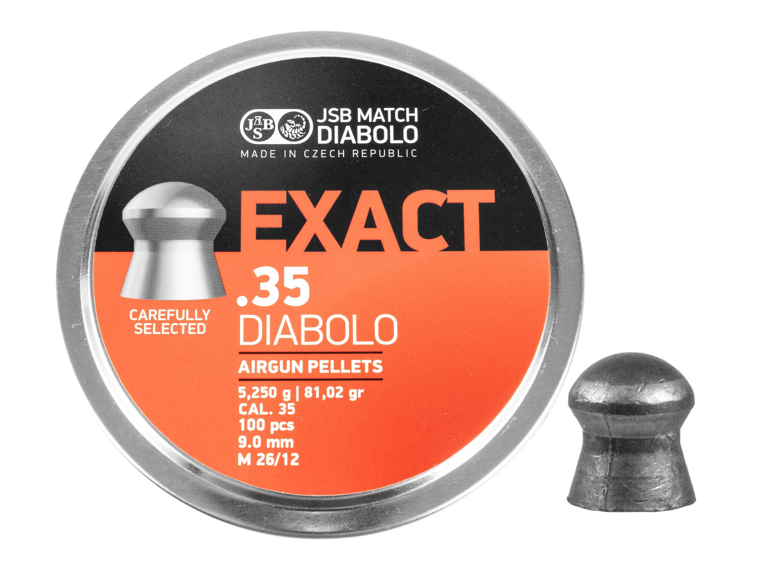 Śrut diabolo JSB Exact 9,00 mm 100 szt. Śrut diabolo JSB Exact 9,00 mm 100 szt.
