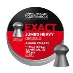 Śrut diabolo JSB Exact Jumbo Heavy 5,52 mm 250 szt.