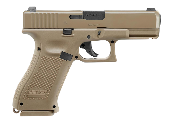 Pistolet wiatrówka Glock 19X 4,5 mm coyote BB CO2