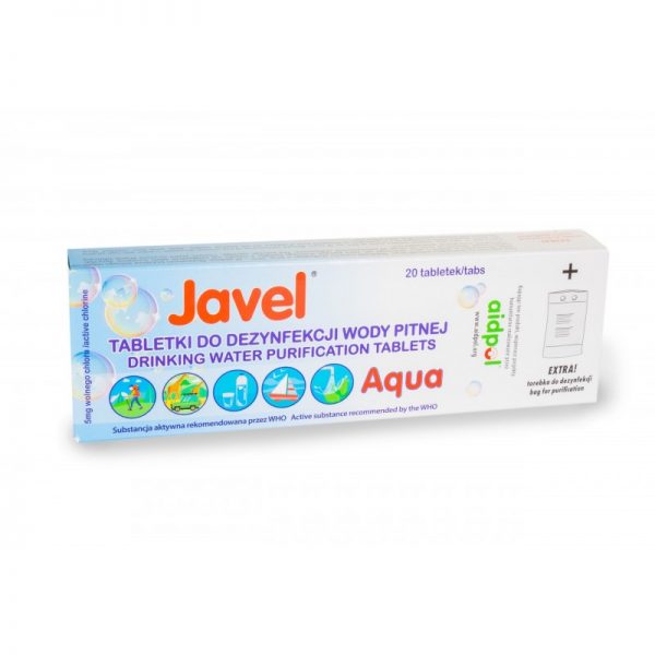Tabletki do dezynfekcji wody pitnej Javel