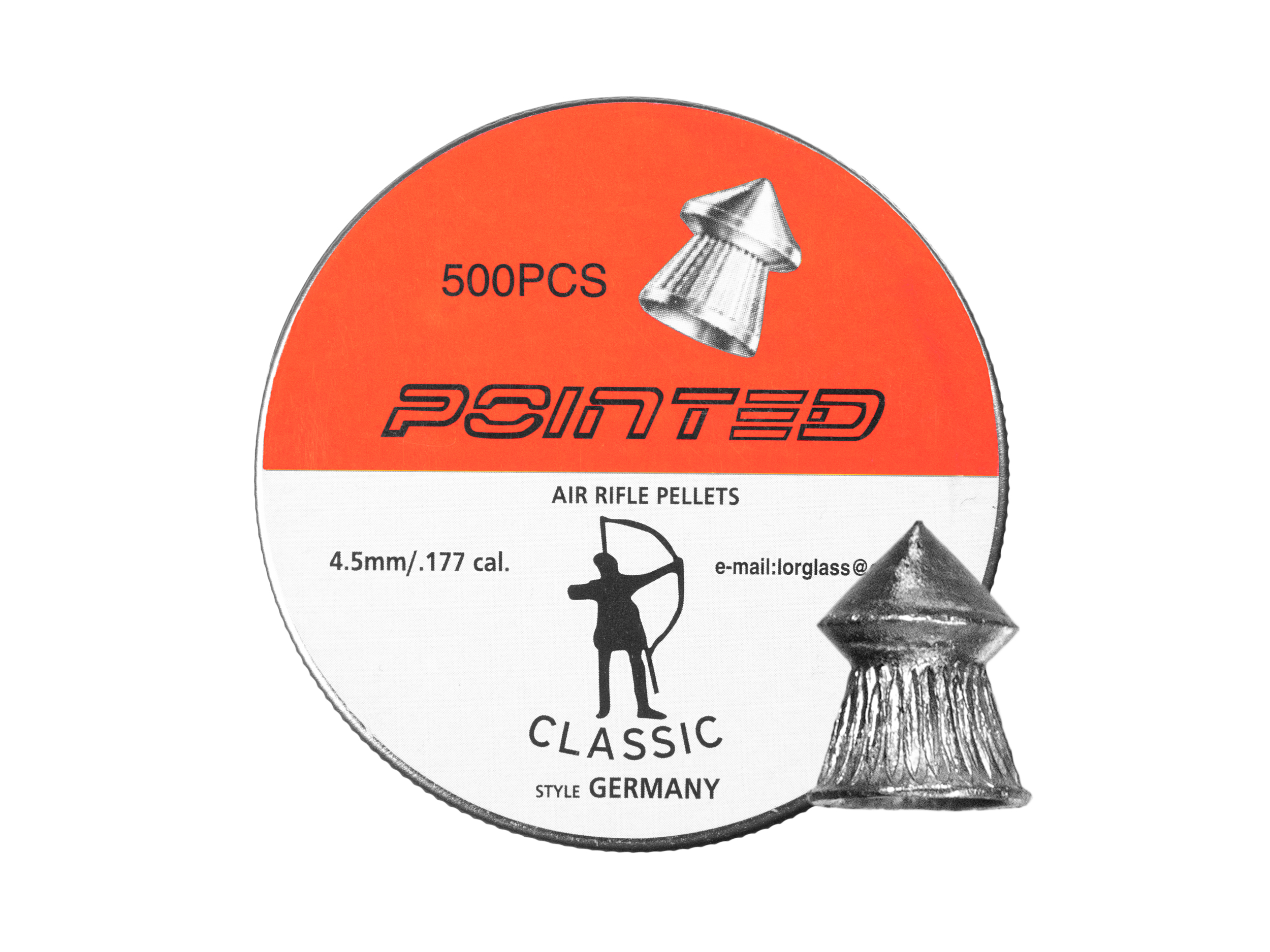 Śrut diabolo Classic Pointed Boxer 4,5 mm 500 szt. molet Śrut diabolo Classic Pointed Boxer 4,5 mm 500 szt. molet
