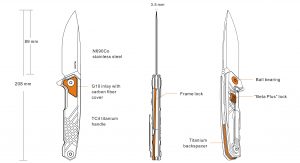 Nóż Ruike M875-TZ