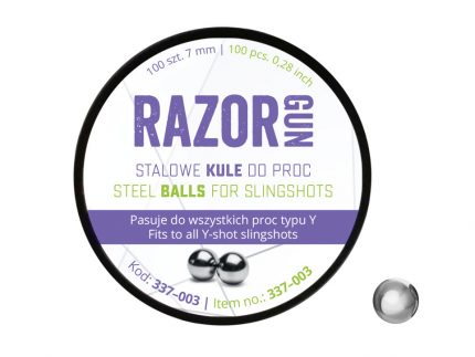 Kulki do procy RazorGun 7 mm 100 szt.