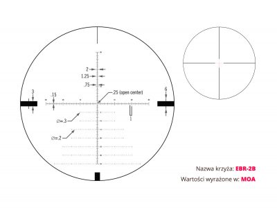 Luneta celownicza Vortex Diamondback Tactical 6-24x50 FFP 30 mm AO EBR-2C