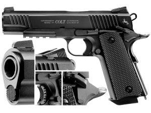Pistolet wiatrówka Colt M45 CQBP czarny 4,5 mm BB CO2
