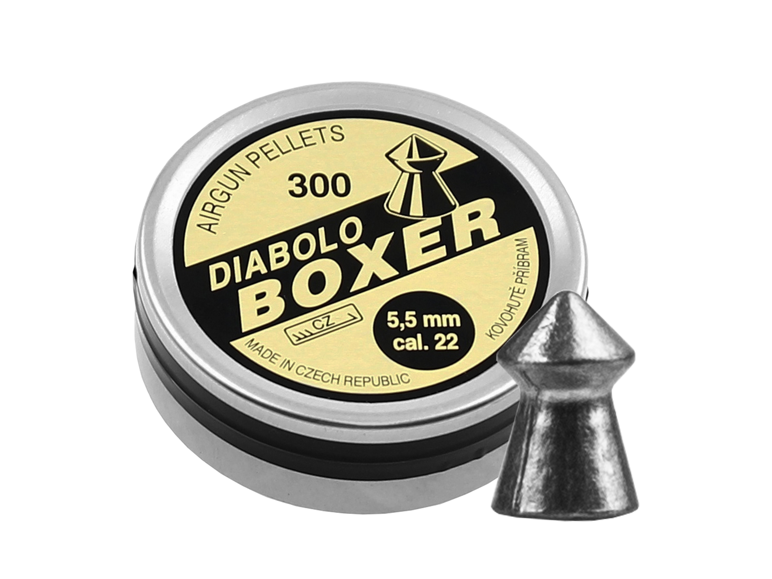 Śrut diabolo Kovohute Boxer 5,5 mm 300 szt. Śrut diabolo Kovohute Boxer 5,5 mm 300 szt.