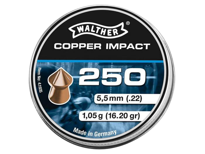 Śrut diabolo Walther Cooper Impact 5,5 mm 250 szt. Śrut diabolo Walther Cooper Impact 5,5 mm 250 szt.