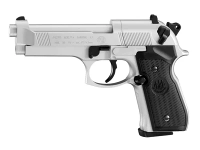 Pistolet wiatrówka Beretta M92 FS nikiel 4,5 mm Diabolo CO2