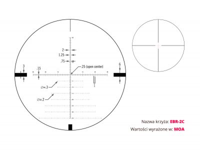 Luneta celownicza Vortex Diamondback Tactical 4-16x44 FFP 30 mm AO EBR-2C