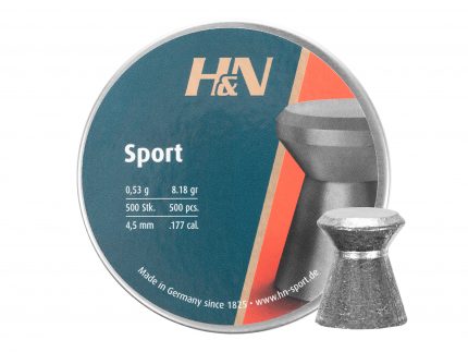 Śrut diabolo H&N Sport Glatt 4,5 mm 500 szt.