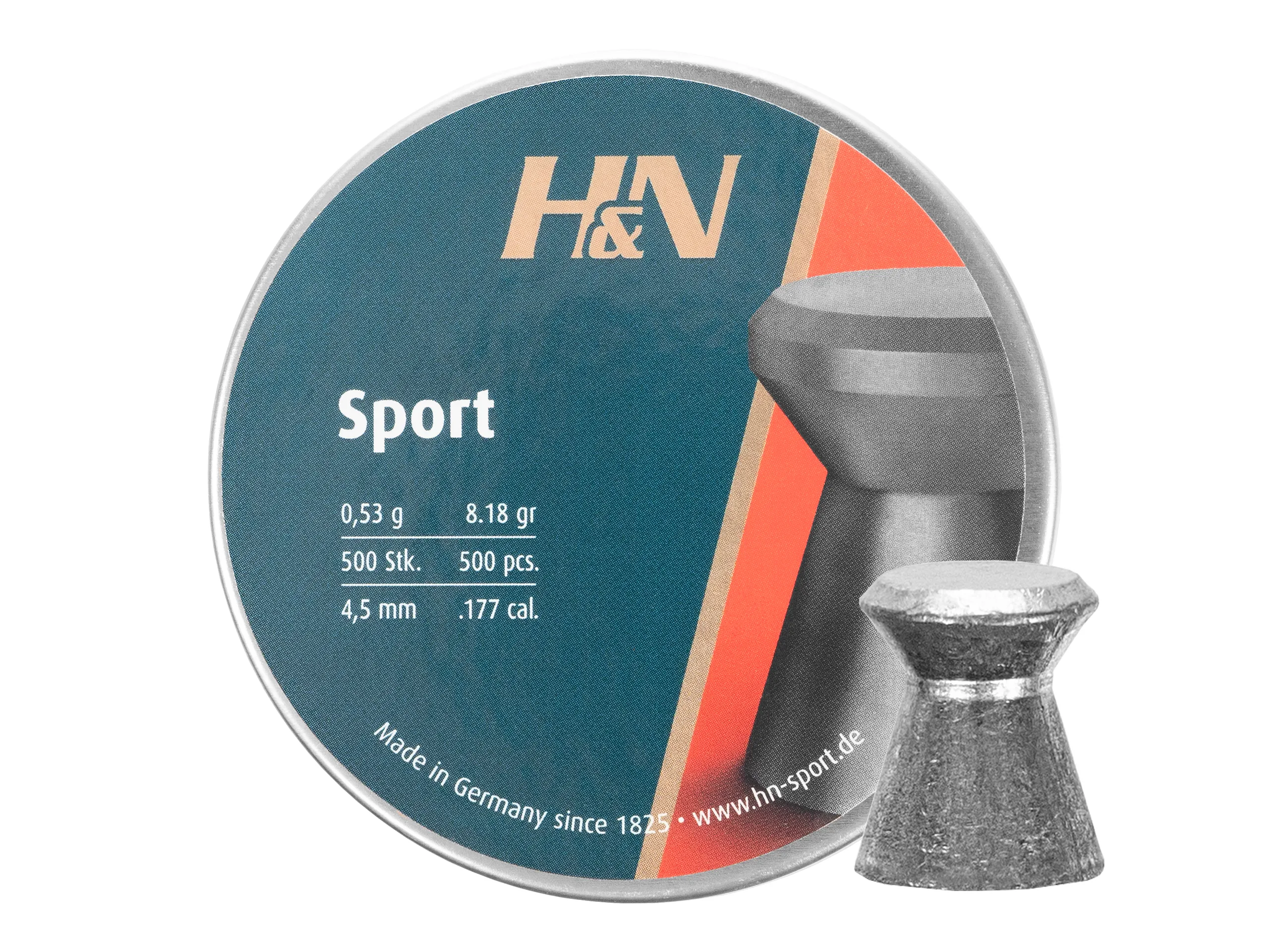 Śrut diabolo H&N Sport Glatt 4,5 mm 500 szt. Śrut diabolo H&N Sport Glatt 4,5 mm 500 szt.