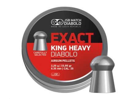 Śrut diabolo JSB Exact King Heavy 6,35/150