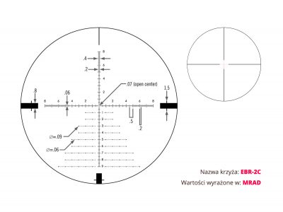 Luneta celownicza Vortex Diamondback Tactical 4-16x44 FFP 30 mm AO EBR-2C