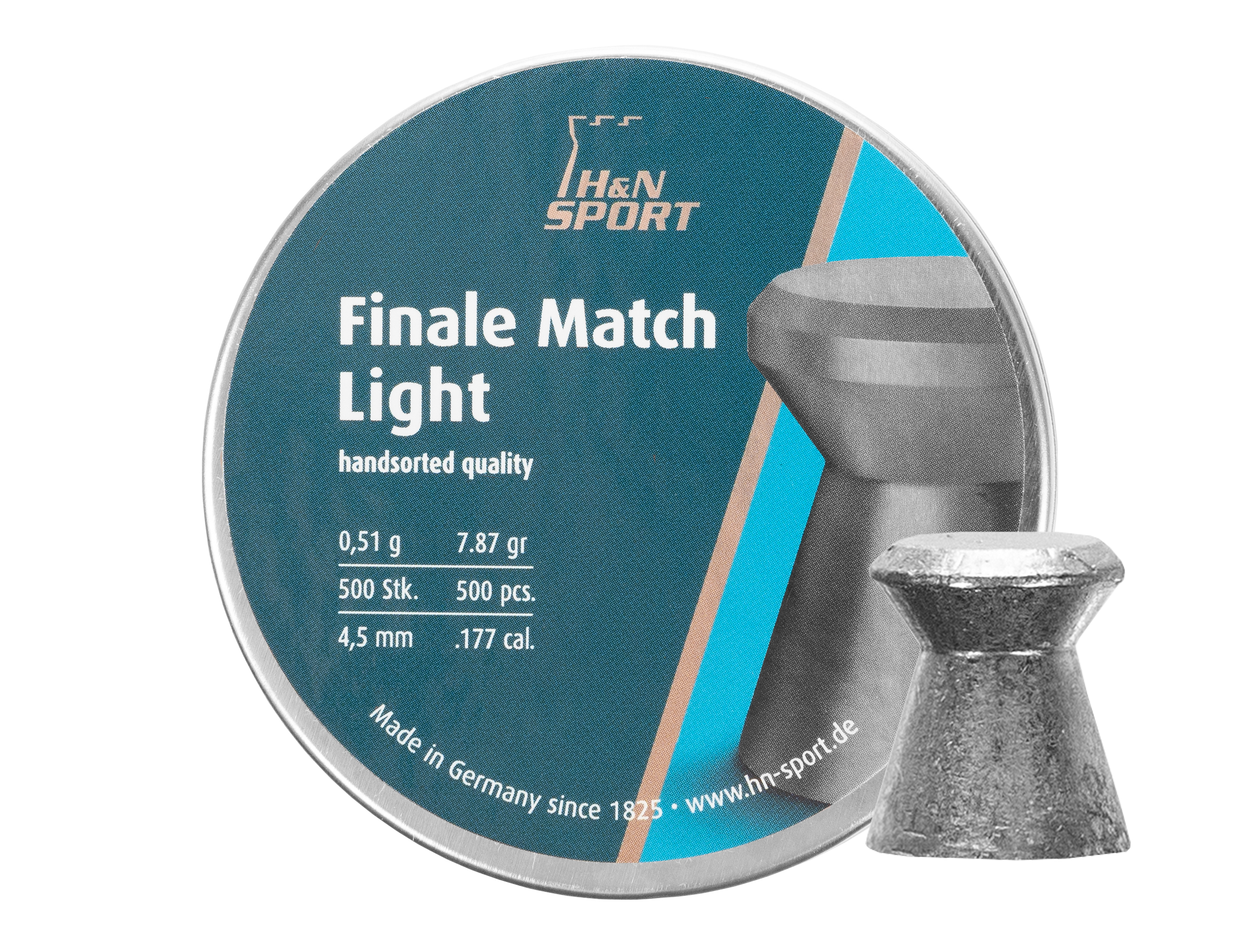 Śrut diabolo H&N Finale Match Light 4,50 mm 500 szt. Śrut diabolo H&N Finale Match Light 4,50 mm 500 szt.