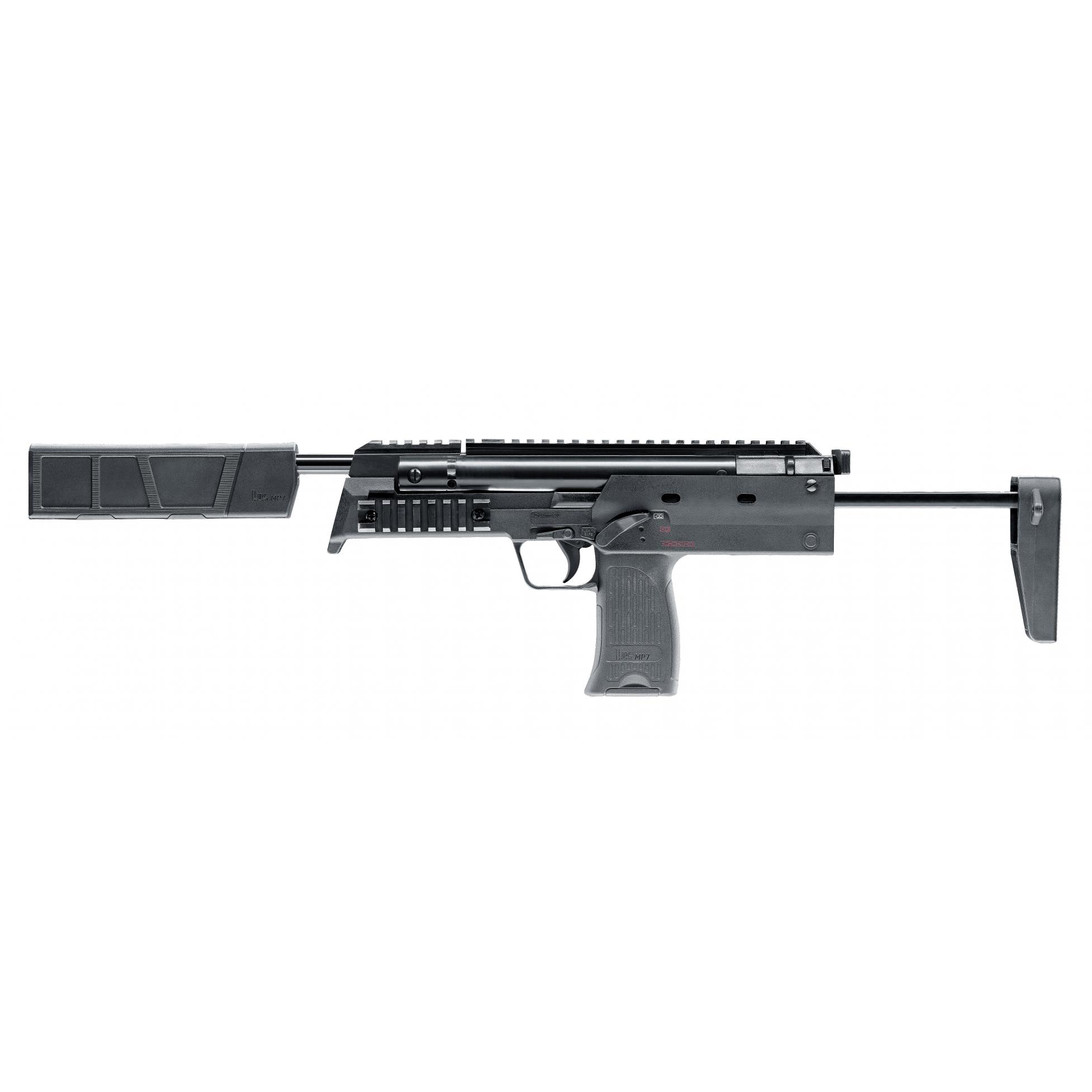 Pistolet maszynowy wiatrówka Heckler&Koch MP7 SD 4.5 mm sprężynowa Pistolet maszynowy wiatrówka Heckler&Koch MP7 SD 4.5 mm sprężynowa