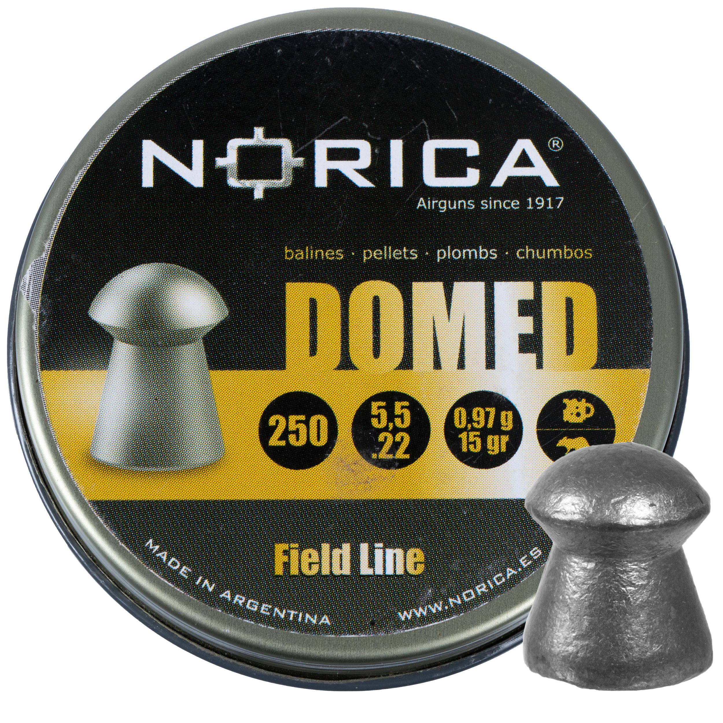 Śrut Norica Domed 5,5 mm 250 szt. Śrut Norica Domed 5,5 mm 250 szt.