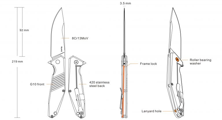 Nóż Ruike D191-B