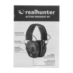 Słuchawki RealHunter Active ProSHOT BT brązowe