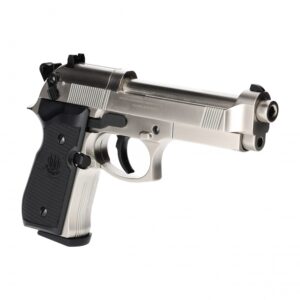 Pistolet wiatrówka Beretta M92 FS nikiel 4,5 mm Diabolo CO2