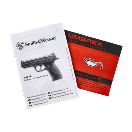Pistolet wiatrówka Smith&Wesson M&P40 czarna 4,5 mm BB CO2