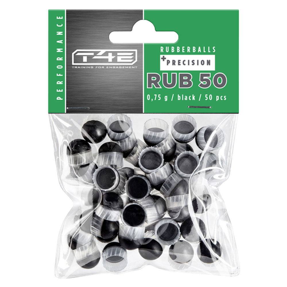 Kule precyzyjne gumowe Umarex T4E RBP kal. .50 / 50 szt. do Umarex T4E HDR 50, HDP, TMP1, M&P9c i SFP9 Kule precyzyjne gumowe Umarex T4E RBP kal. .50 / 50 szt. do Umarex T4E HDR 50, HDP, TMP1, M&P9c i SFP9