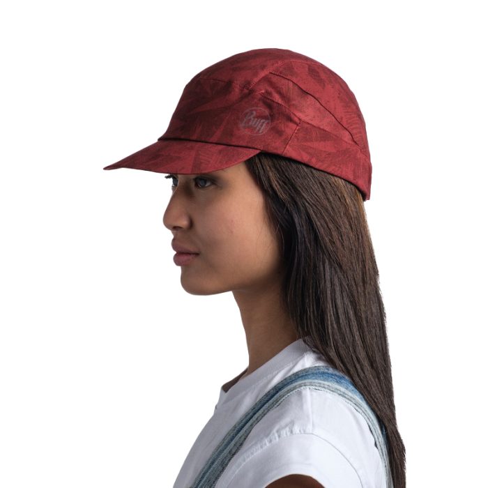 czapka damska z daszkiem BUFF czerwona