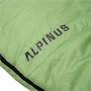 Śpiwór Alpinus Ultralight 850 zielony dla praworęcznych