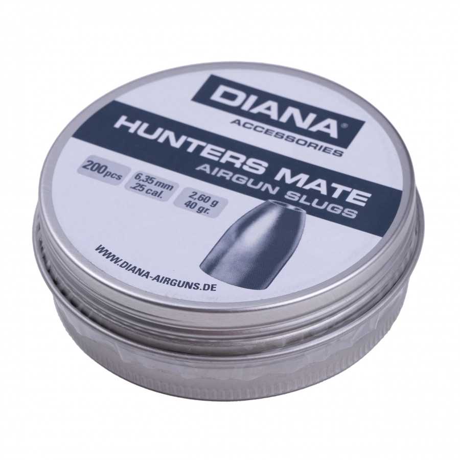 Śrut Diana Hunters Mate Slug 6,35 mm 200 szt. Śrut Diana Hunters Mate Slug 6,35 mm 200 szt.