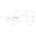 Kolimator otwarty Hawke Reflex Sight 3 MOA Wide View