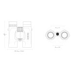 Lornetka Hawke Nature Trek 10x32 zielona - obrazek 3