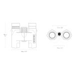 Lornetka Hawke Nature Trek Compact 10x25 zielona - obrazek 3