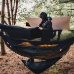 Mini Hamak na sprzęt Lesovik HUBA midnight sky