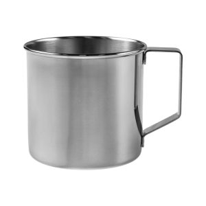 Kubek stalowy Zebra Thailand 8 cm 400 ml z pokrywką