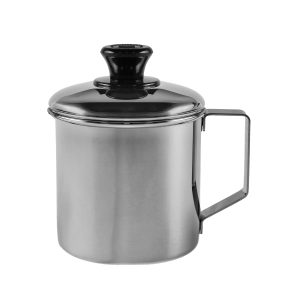 Kubek stalowy Zebra Thailand 8 cm 400 ml z pokrywką