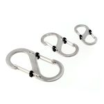 Zestaw trzech karabinków Nite Ize S-Biner SlideLock #2, #3, #4 stalowe