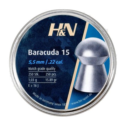 Śrut diabolo H&N Baracuda 15 5,52 mm 250 szt.