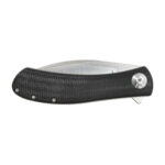 Nóż składany Trollsky Knives Mandu czarny/stalowe ostrze, wersja limitowana