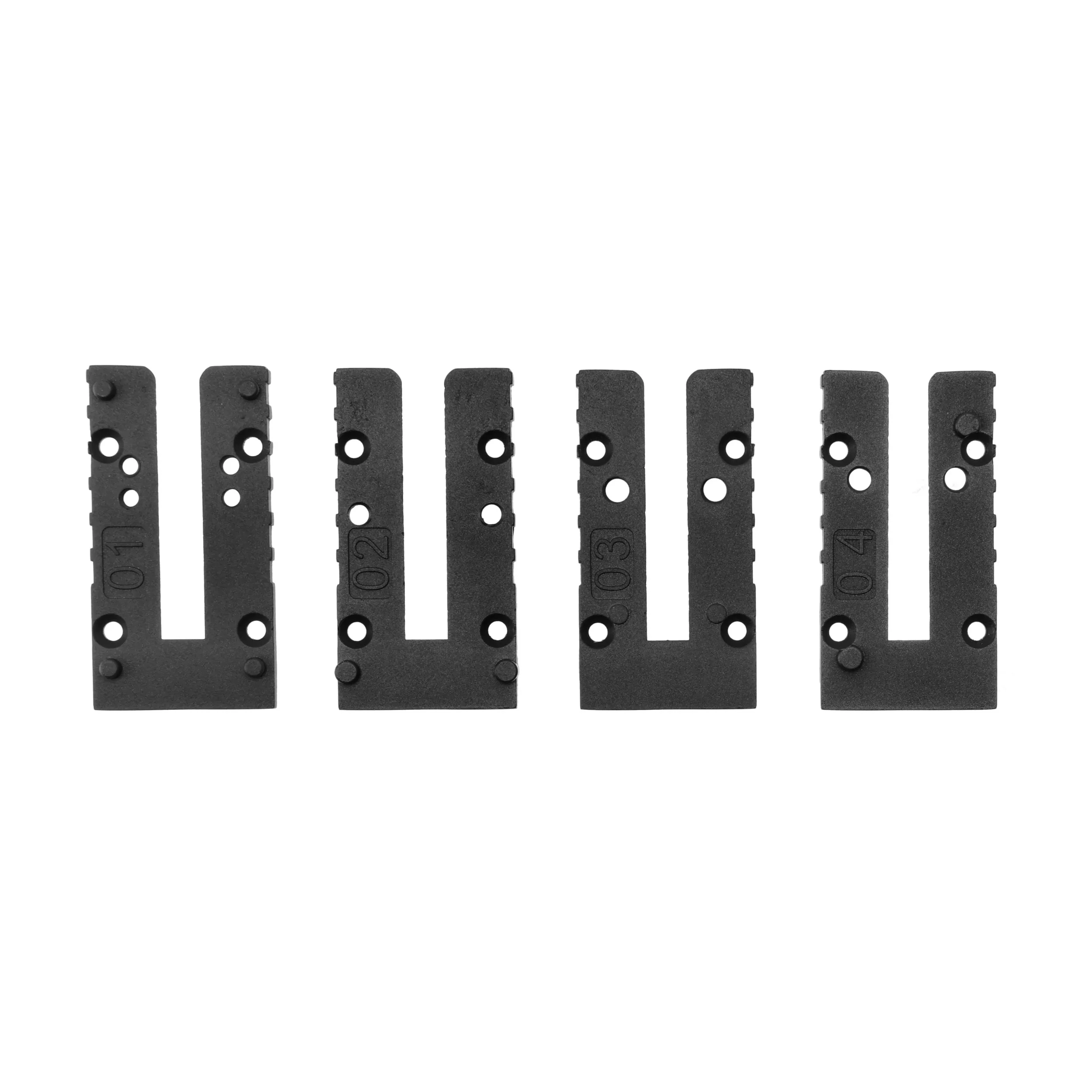 Adapter płytka do Umarex Glock MOS 3 4 szt. do C-More / Leupold / Trijicon / Docter 4 szt. Adapter płytka do Umarex Glock MOS 3 4 szt. do C-More / Leupold / Trijicon / Docter 4 szt.