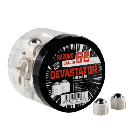 Kule metalowe RazorGun Steel Core Devastator kal. .68 / 40 szt. do Umarex HDR 68