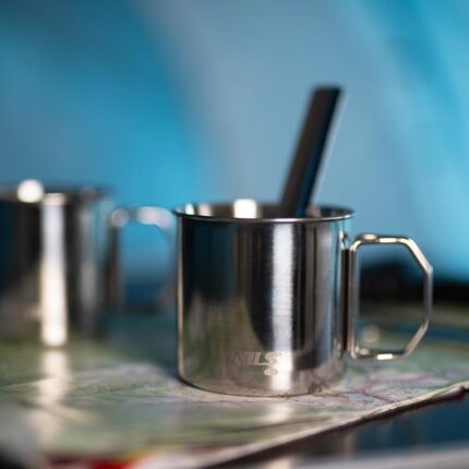 Zestaw kubków ze stali nierdzewnej 4 szt NILS CAMP