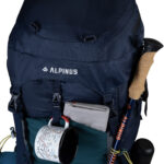 Plecak Alpinus Woodpecker 70, granatowo-zielony