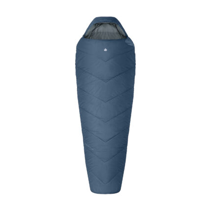 Śpiwór Alpinus Fiber Pro WS 1300 dla praworęcznych, szałwiowy