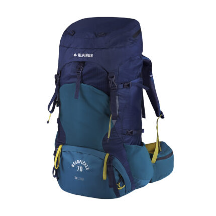 Plecak Alpinus Woodpecker 70, granatowo-zielony