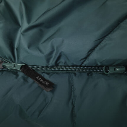 Śpiwór Alpinus Fiber Pro 800 dla leworęcznych, zielony