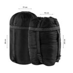 Śpiwór Alpinus Fiber Pro 1100 dla leworęcznych, szary