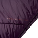 Śpiwór Alpinus Fiber Pro WS 1100 dla leworęcznych, burgundowy