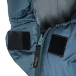 Śpiwór Alpinus Fiber Pro WS 1300 dla leworęcznych, szałwiowy
