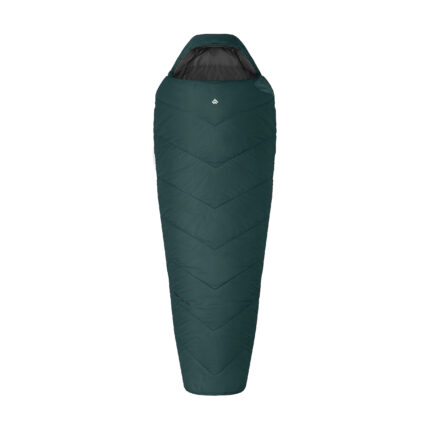 Śpiwór Alpinus Fiber Pro 800 dla praworęcznych, zielony